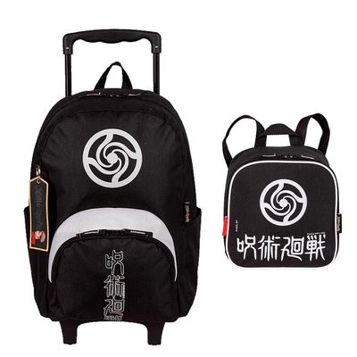 Kit Mochila e Lancheira Sestini Jujutsu M Anime Colorido Único