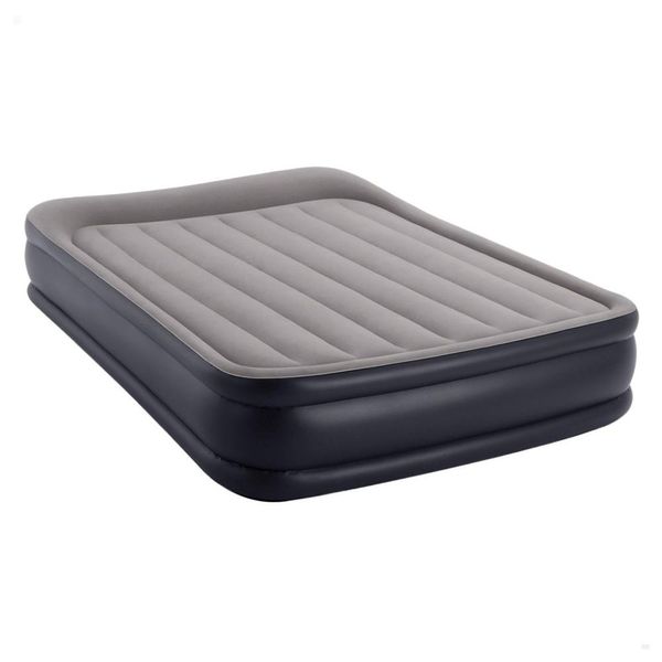 Colchão Inflável Casal Dura Beam Queen Raised 110v Intex