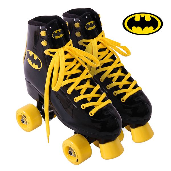 Patins Quad Vinil Batman Warner Bel 35 / Preto