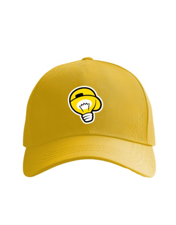 Boné Bordado Amarelo Leozin