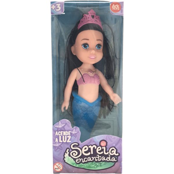 Boneca Sereia Encantada c/ Luzes - Modelos Sortidos - Ark Toys