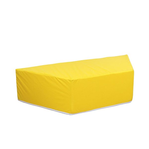 Módulo Trapézio Espumado Infantil 1m20m x 60cm x 30cm Laranja