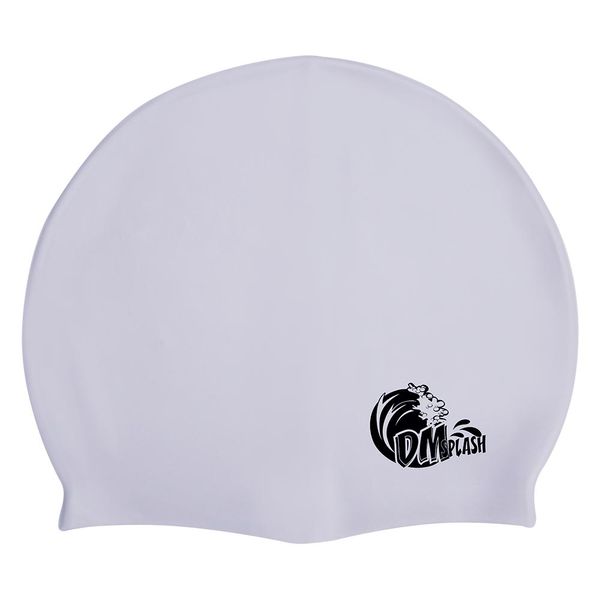 Touca para Natação de Silicone Infantil DM Splash Branco