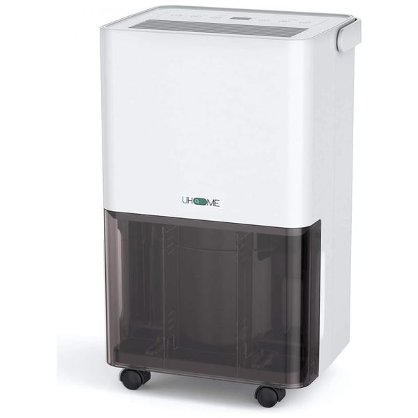 Desumidificador 1.7L até 140 m2 com Desligamento Automático, 110V, Uhome, Branco 110v