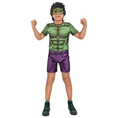Fantasia Infantil Hulk Pop Curta Com Máscara G