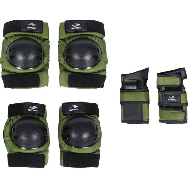 Kit de Proteção Preto Mormaii Kit de Proteção Mormaii Preto e Verde Bel M / Preto