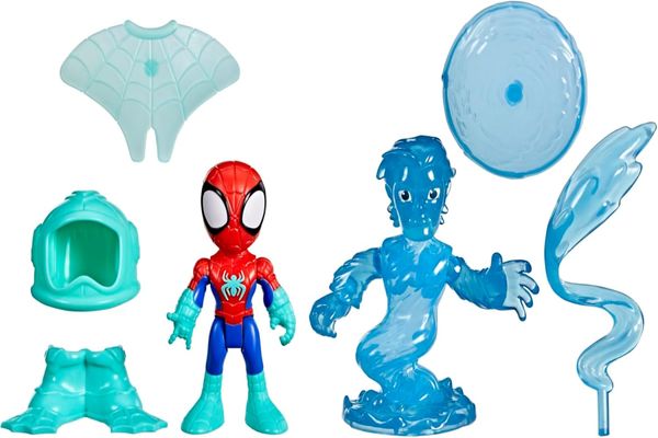 Spidey And His Amazing Friends - Waterwebs C/2 Figuras - Spidey e Hydro-Man G1463