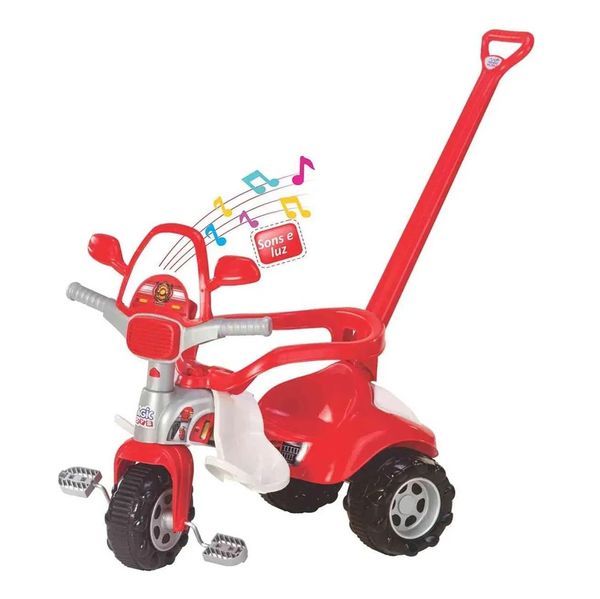 TRICICLO INFANTIL TICO TICO VELOTROL BOMBEIRO - MAGIC TOYS