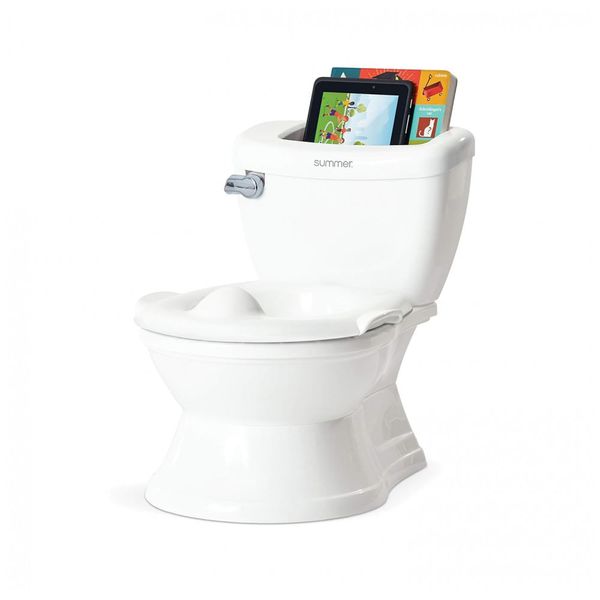 Troninho Realista Interativo para Crianças com Assento Ergonômico, SUMMER INFANT 11853Z, Branco 110v