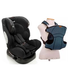 Kit-Cadeira-para-Auto---De-0-a-36-Kg---Multifix---Black-e-Canguru---I-Love-Travel---Blue---Infanti