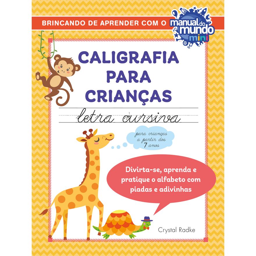 Livro De Caligrafia Letra Cursiva Catavento Totem Ri Happy Brinquedos