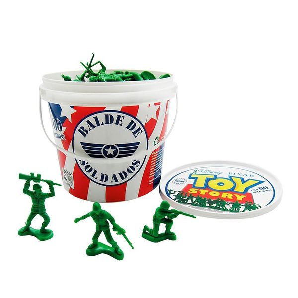 Balde Soldadinhos Toy Story Disney Brinquedo Incrível Toyng