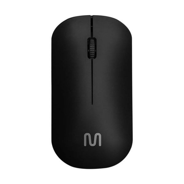 Mouse Sem Fio Slim Box Conexão Usb 1200dpi 3 Botões Preto Multi (Multilaser) - MO307OUT [Remanufaturado] MO307OUT