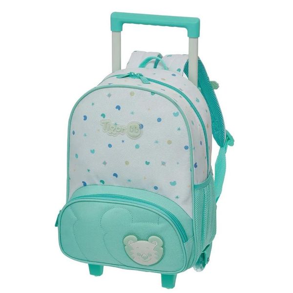 Mochila de Rodinhas Tigor T Tigre Com Alças Espaço Verde Único