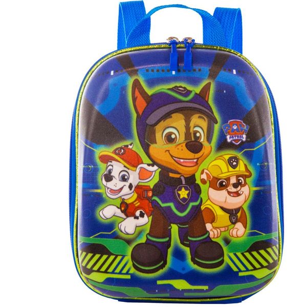 Mochila Pequena Maxtoy Paw Patrol Chase Psy Azul Único