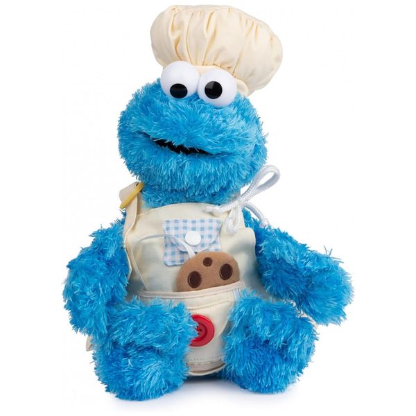 Pelúcia Cookie Monster para Crianças Maiores de 1 Ano, GUND 6050731, Azul 110v