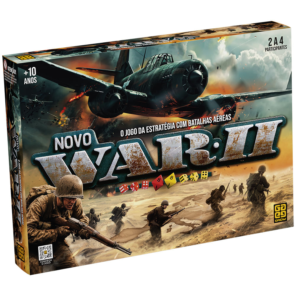 Jogo De Tabuleiro - War II - Grow