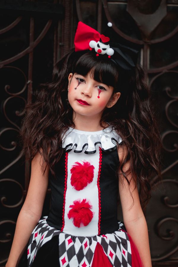 Fantasia Infantil Palhaçinha do Mal 6
