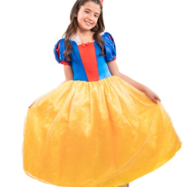 Fantasia Infantil Branca de Neve Luxo M