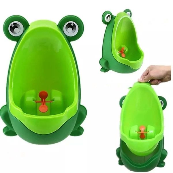 Mictório Sapinho Infantil Banheiro Bebê Troninho Buba Verde