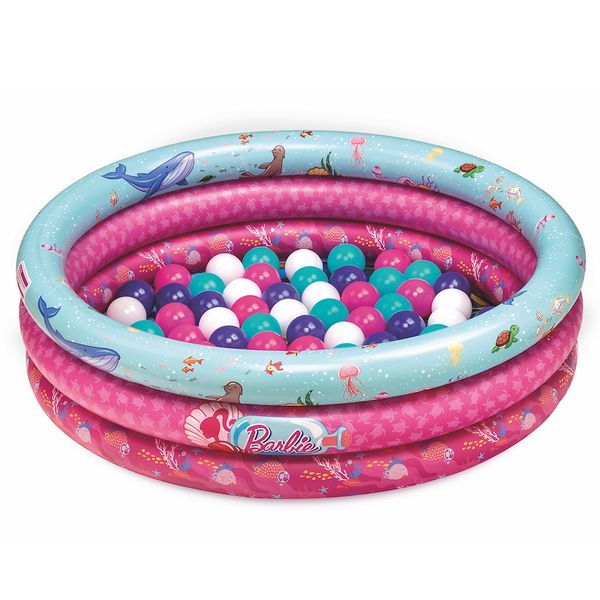 Piscina de Bolinhas da Barbie - Inflável Com 25 Bolinhas - Fun