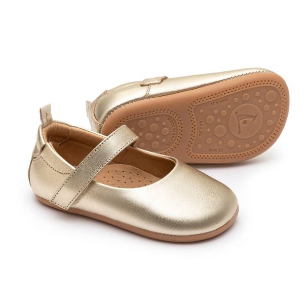 Sapatilha Infantil Dolly Metalic Salmon - Tip Toey Joey 21