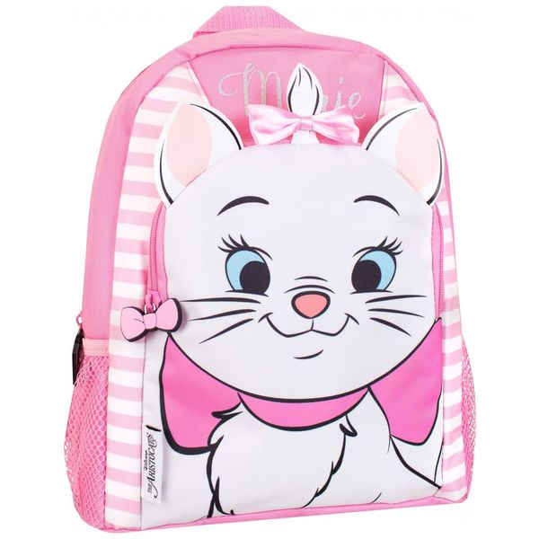 Mochila Escolar Infantil Disney Marie para Meninas, Rosa 110v