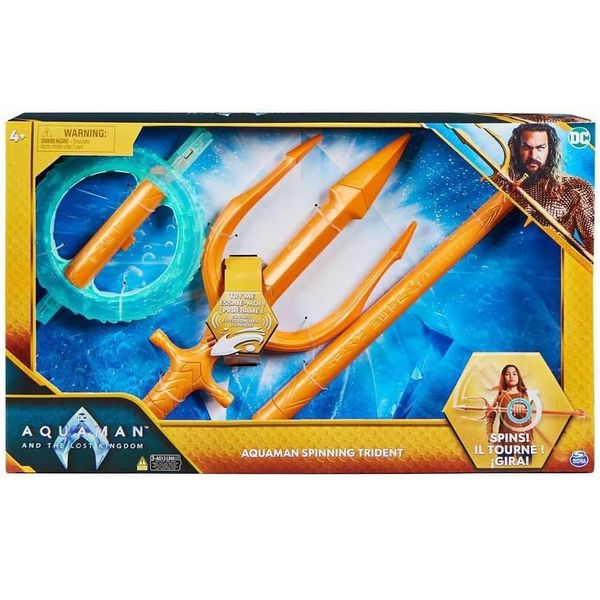 Tridente Aquaman Giratório com Som- Sunny