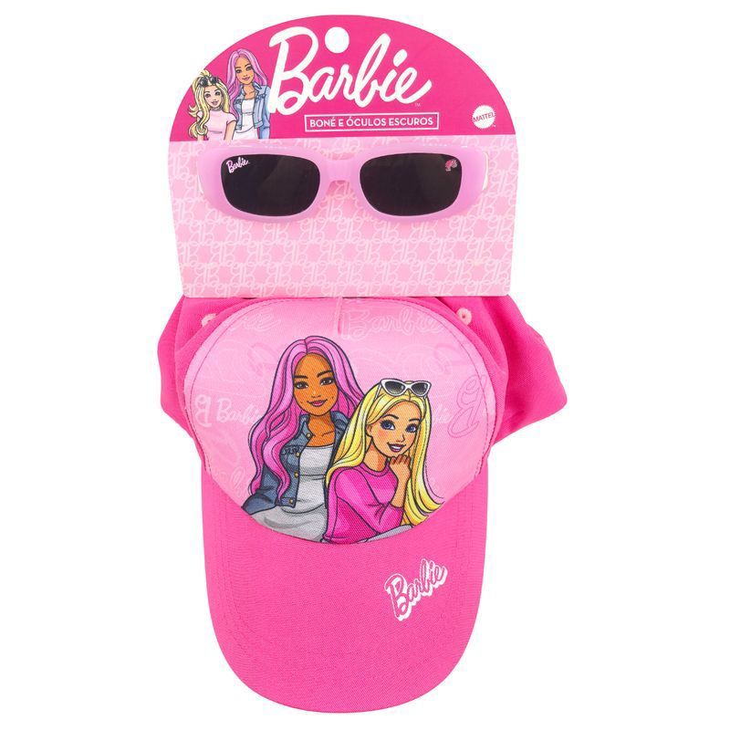 Kit - Óculos com boné - Barbie - Toyng
