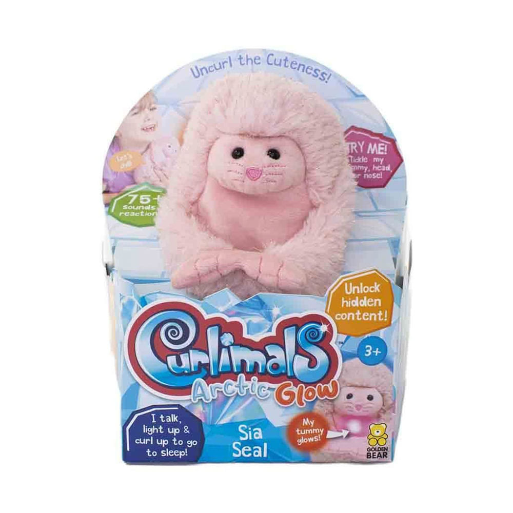 Pelucia - Curlimals Artic Glow Sia - A Foca - Com Som - Fun
