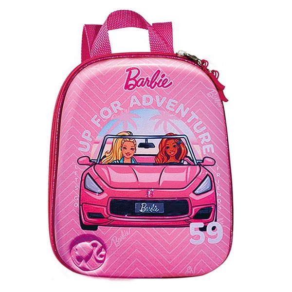 Mochila Pequena Maxtoy Barbie Conversível Rosa Único