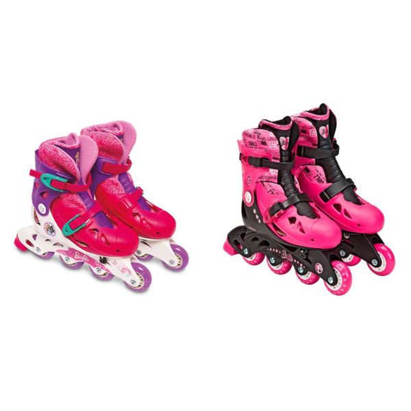 Patins - Ajustável - Barbie - Modelos Sortidos - 33 a 36 - Fun