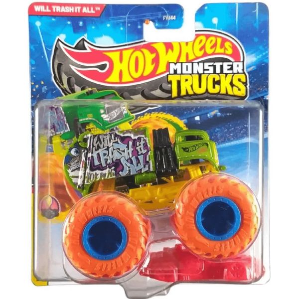 Carrinho Hot Wheels Monster Truck Will Trash It All - Mattel