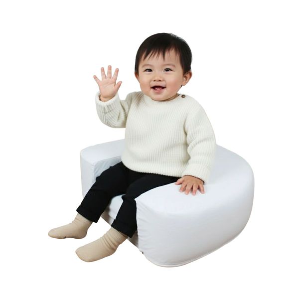 Apoio Bebê para sentar 50cm x 40cm x 15cm Branco