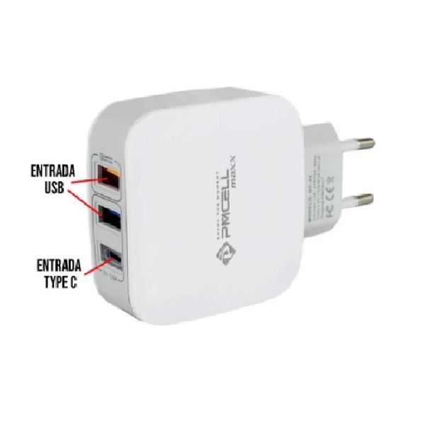 Carregador Fonte Usb Maxx HC-44 Turbo Type-C Qualcomm 3.0