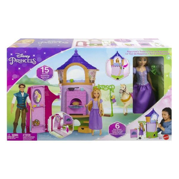 Playset - Torre Da Princesa Rapunzel Disney - Mattel HLW30