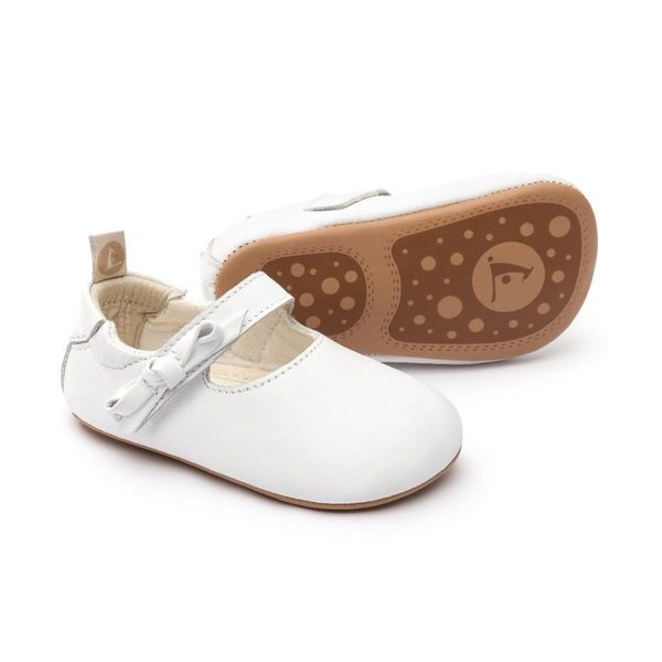Sapatilha Batizado Branca Gift Tip Toey Joey 17 / Branco