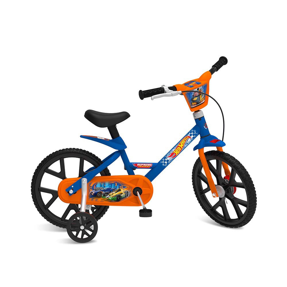 Presentear 18 EXCLUSIVO Bicicleta Hot Whells Aro 14 Bandeirante 0