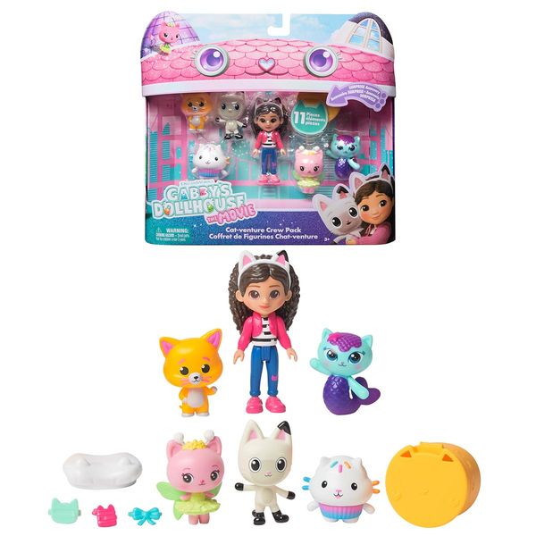 Conjunto com 6 Bonecos Casa Mágica da Gabby O Filme - Spin Master - Sunny