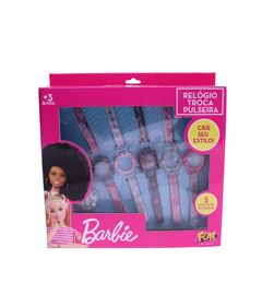 Relogio-Infantil---Barbie--Troca-Pulseiras-com-5-Pulseiras---Fun-0