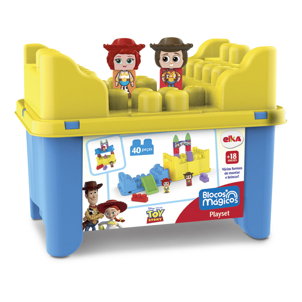 Blocos Infantis - Toy Story - Blocos Mágicos - Elka