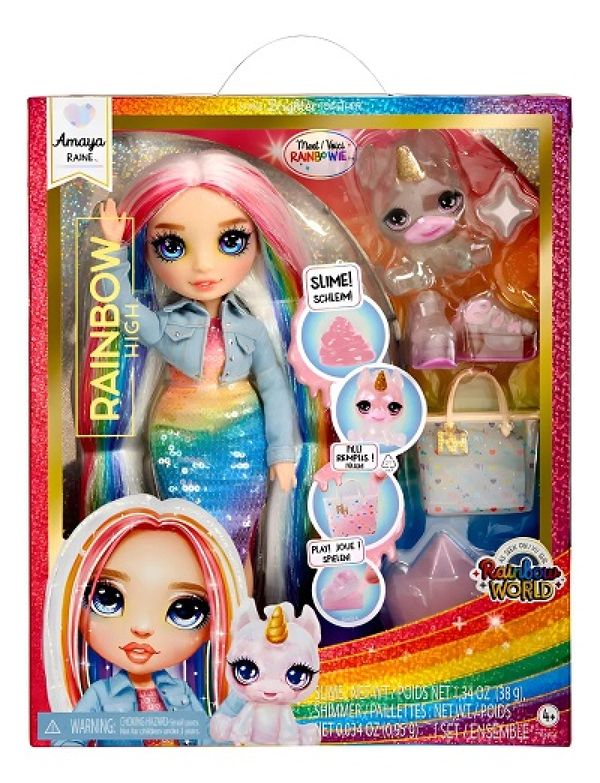 Boneca Rainbow High Classic Fashion Color Amaya Raine 28 Cm – Mga