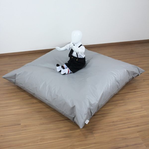 Almofadão Espumado Infantil Gigante 1m40 x 15cm escolha a cor Cinza