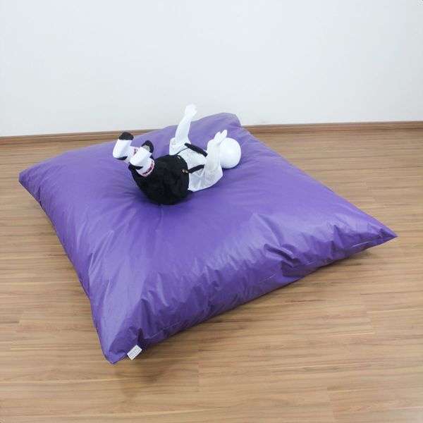 Almofadão Espumado Infantil Gigante 1m40 x 15cm escolha a cor Roxo