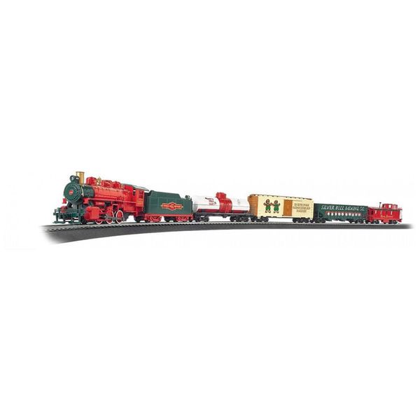 Conjunto de Trem Trenzinho Elétrico Escala 187, BACHMANN TRAINS 724, Vermelho 110v