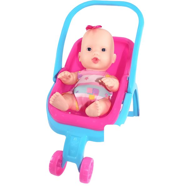 Boneca Meu Beijinho Baby Passeio - Sid Nyl