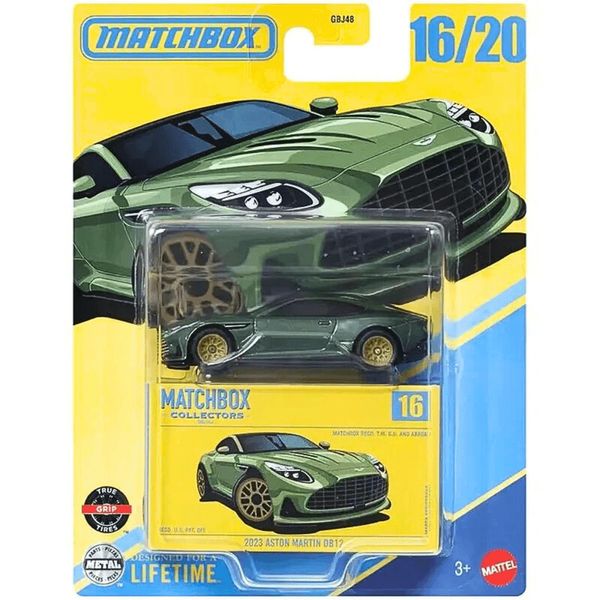 Carrinho MatchBox 2023 Aston Martin DB12 16/20 - Collectors - Mattel