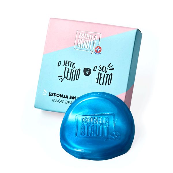 Esponja Em Gel Magic Beauty AZUL