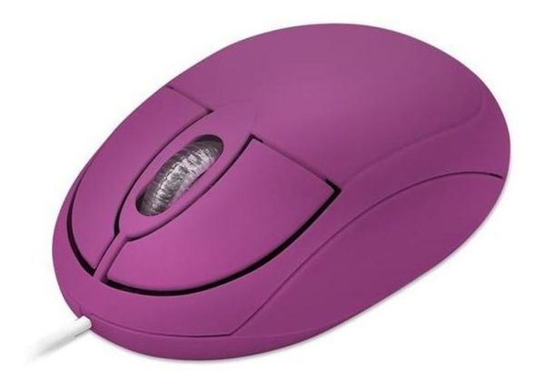 Mouse Classic Multilaser Box Optico Full Rosa Usb - Mo304