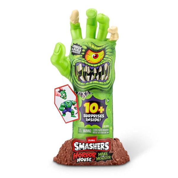 Smashers Horror House Mão Zumbi Make a Monster com 10 Surpresas – Fun Divirta-se
